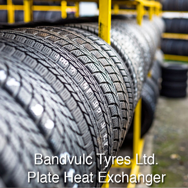 Bandvulc Tyre Plate Heat Exchanger Insulation