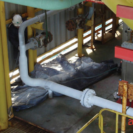 Offshore pipe insulation